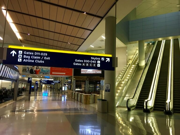 Airport terminal interior representing Westchester County Airport service